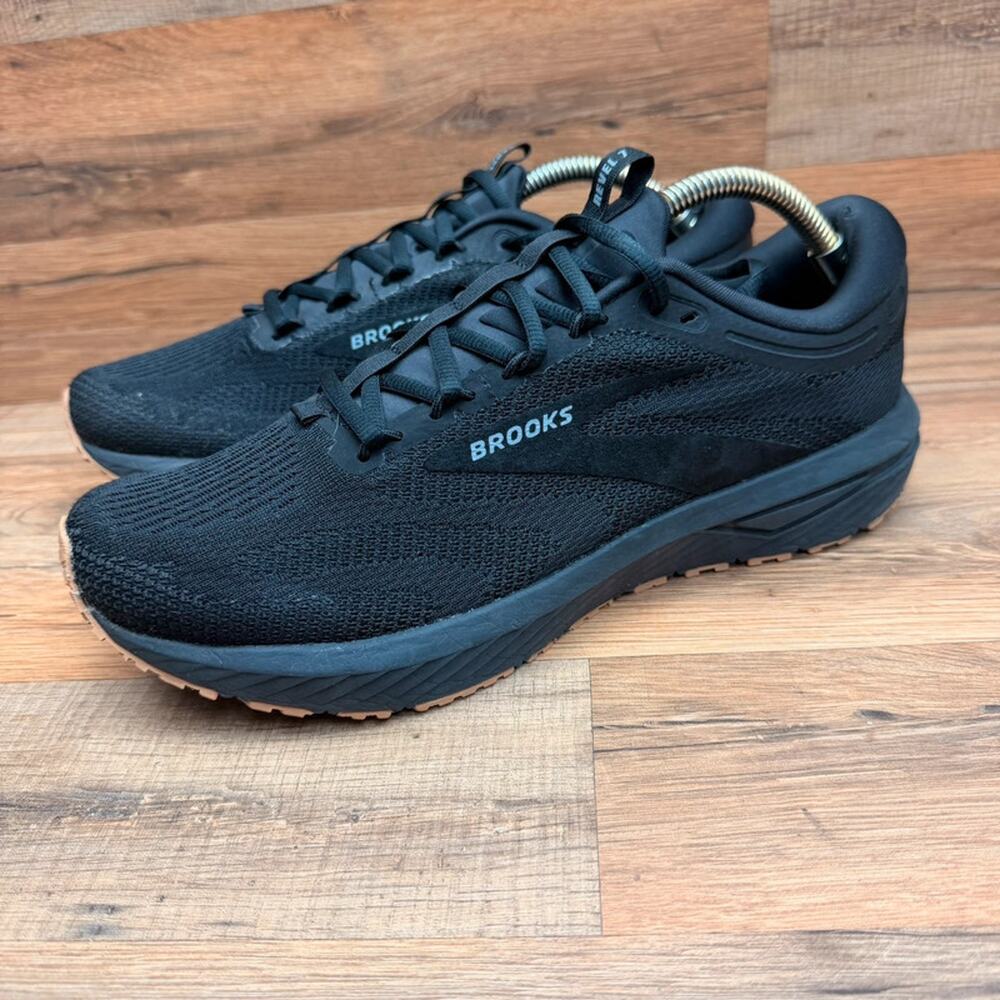 Brooks Revel 9 Men’s size 10.5 Running Sneakers Black Rubber